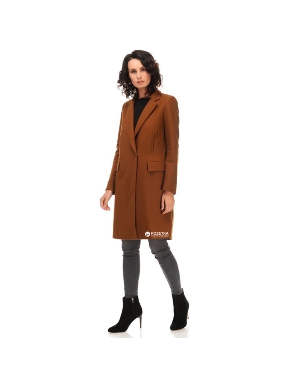 NWOT Zara Tan Front Button Closure Coat